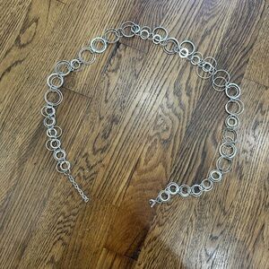 Silver Circle Link Belt
